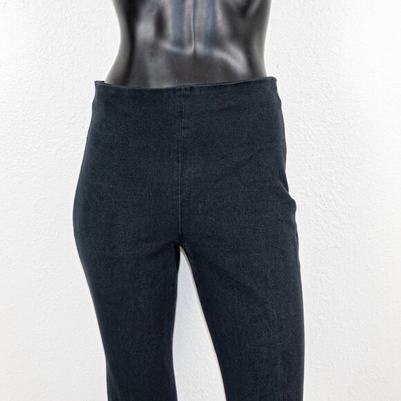 Sezane Women's Ciara Trousers High-Rise Flared Legs in Black sz 36 - Picture 11 of 13